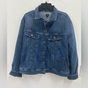 Lee Legendary Women's Blue Denim Trucker Jacket